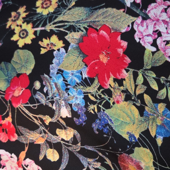 Cherry Bobin Floral Flared Mini Skirt - Picture 5 of 5